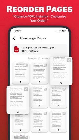 Разделить страницы PDF для Android — скриншот 4