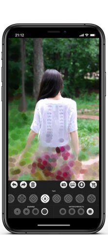 Размытие и мозаика для iOS — скриншот 4