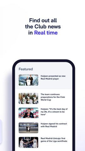 Real Madrid для Android — скриншот 3