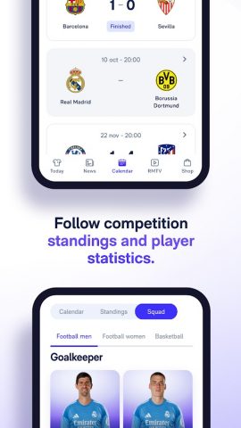 Real Madrid для Android — скриншот 5