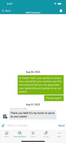 Realm Connect — For Our Church для iOS — скриншот 4