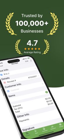 Receipt Maker для iOS — скриншот 2