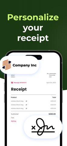 Receipt Maker для iOS — скриншот 4