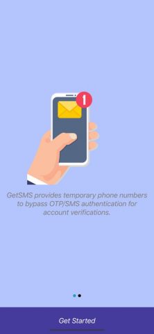 Receive SMS Online — GetSMS для iOS — скриншот 1