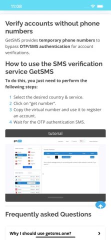 Receive SMS Online — GetSMS для iOS — скриншот 4