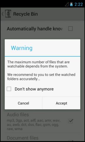 Recycle Bin для Android — скриншот 4