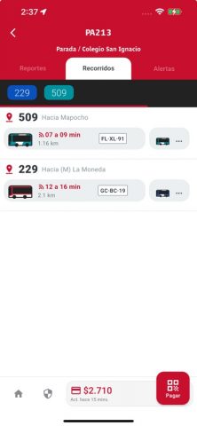 Red Movilidad для iOS — скриншот 5