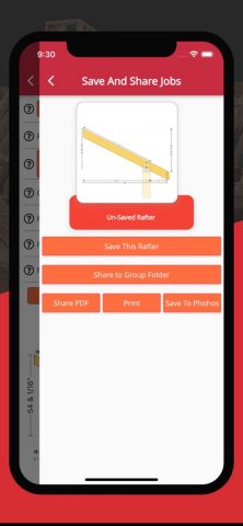 RedX Крыша — Расчет Стропил для iOS — скриншот 5