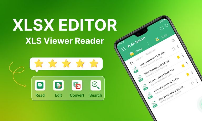Редактор XLSX: XLS Reader для Android — скриншот 1