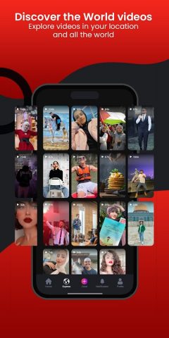 Redz: Explore content nearby для Android — скриншот 1