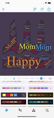 Reesha — Word Cloud Generator для iOS — скриншот 2