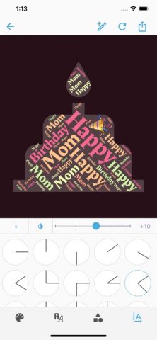 Reesha — Word Cloud Generator для iOS — скриншот 5