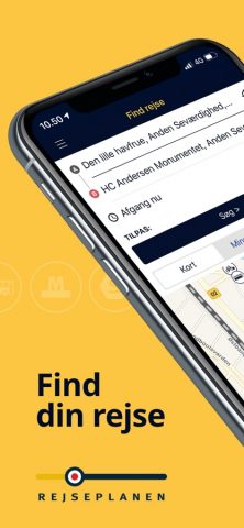 Rejseplanen для iOS — скриншот 1