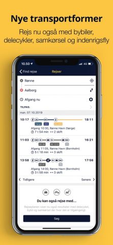 Rejseplanen для iOS — скриншот 3