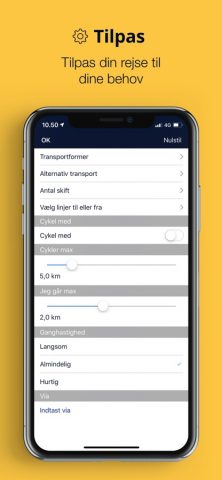 Rejseplanen для iOS — скриншот 4