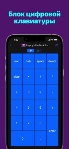 Remote KeyPad and NumPad Pro для iOS — скриншот 1