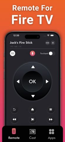 Remote for Fire TV — FireStick для iOS — скриншот 2