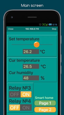 RemoteXY: управление Arduino для Android — скриншот 4