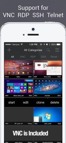 Remoter VNC — Remote Desktop для iOS — скриншот 2