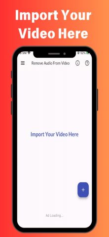 Remove Audio From Video для iOS — скриншот 1