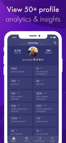 Reports+ Unfollowers Follower для iOS — скриншот 2