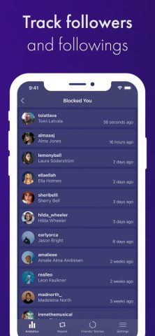 Reports+ Unfollowers Follower для iOS — скриншот 4