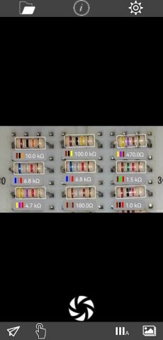 Resistor Scanner для Android — скриншот 2