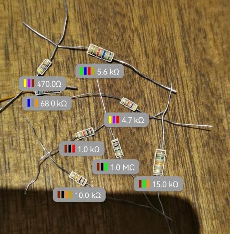 Resistor Scanner для Android — скриншот 3