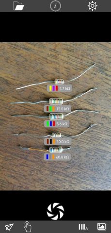 Resistor Scanner для Android — скриншот 4