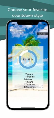 Retirement Countdown App для iOS — скриншот 3