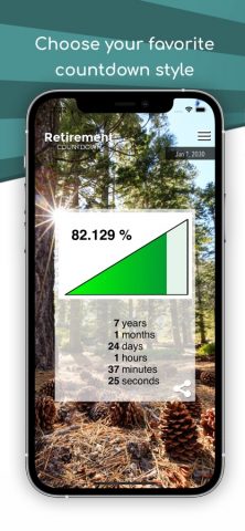 Retirement Countdown App для iOS — скриншот 4