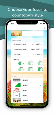 Retirement Countdown App для iOS — скриншот 5