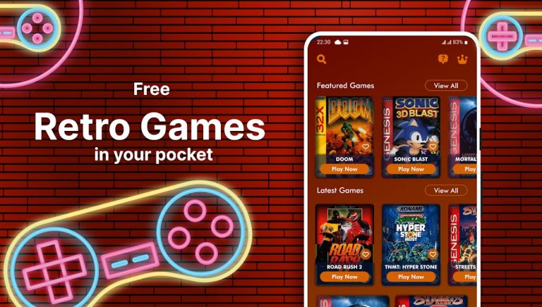 Retro Games 90s Emulator для Android — скриншот 1