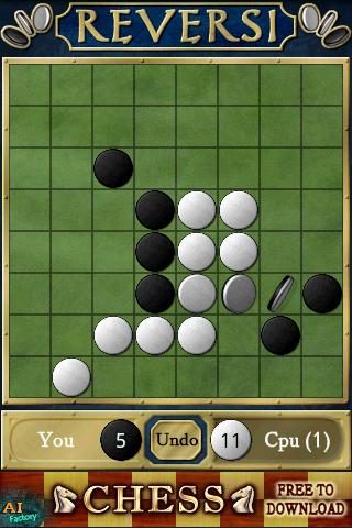 Reversi для Android — скриншот 1