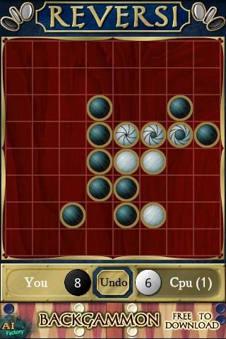Reversi для Android — скриншот 2