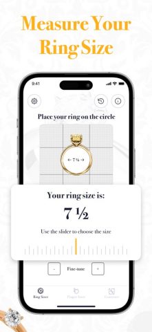Ring Sizer — Perfect fit для iOS — скриншот 1