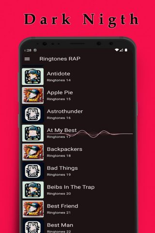 Рингтон Рэп для Android — скриншот 4