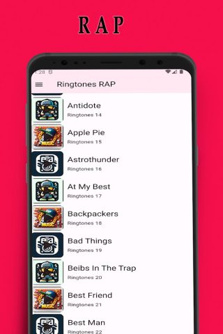 Рингтон Рэп для Android — скриншот 5