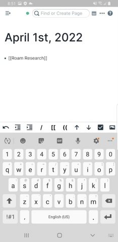 Roam Research — скриншот 2