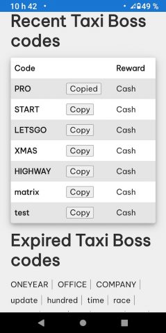 Roblox games codes для Android — скриншот 4