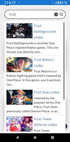Roblox games codes для Android — скриншот 5