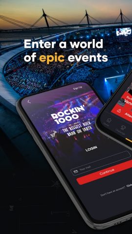 Rockin’1000 для Android — скриншот 1