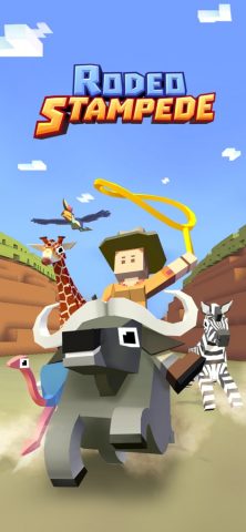 Родео Стампид: Летящий Зоопарк для iOS — скриншот 1