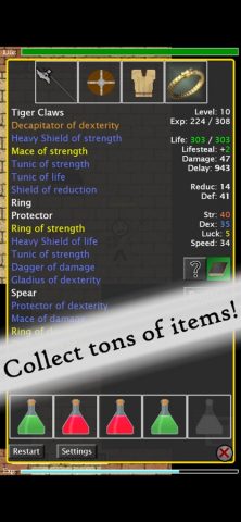 Рогалик Подземелье RPG для iOS — скриншот 4