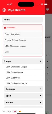 Roja Directa TV для iOS — скриншот 5
