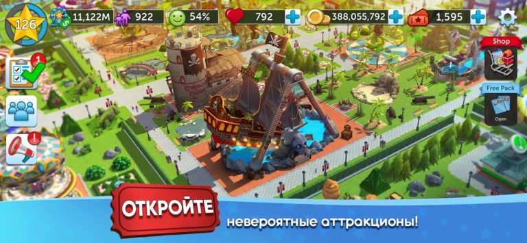 RollerCoaster Tycoon® Touch™ — скриншот 2