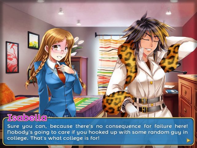 Roommates Visual Novel для iOS — скриншот 2