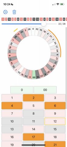 Roulette Analysis для iOS — скриншот 1
