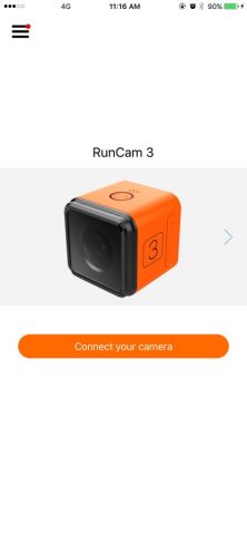 Runcam Legacy для iOS — скриншот 1
