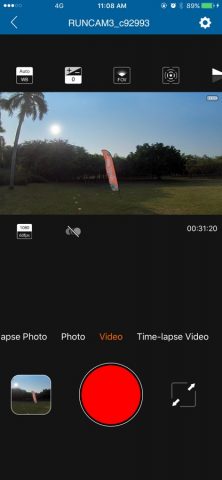 Runcam Legacy для iOS — скриншот 2
